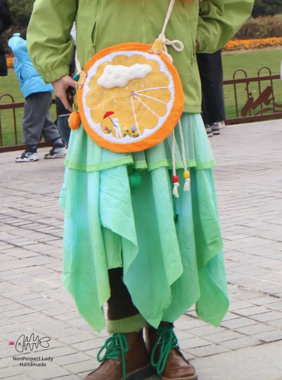 Orange Autumn丨Original Fruits Shape Handmade Handbags