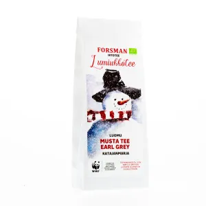Organic Snowman Black Earl Gray Juniper | 6 x 60g | -loose tea