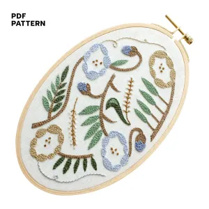 Oval Spring Garden - PDF Pattern