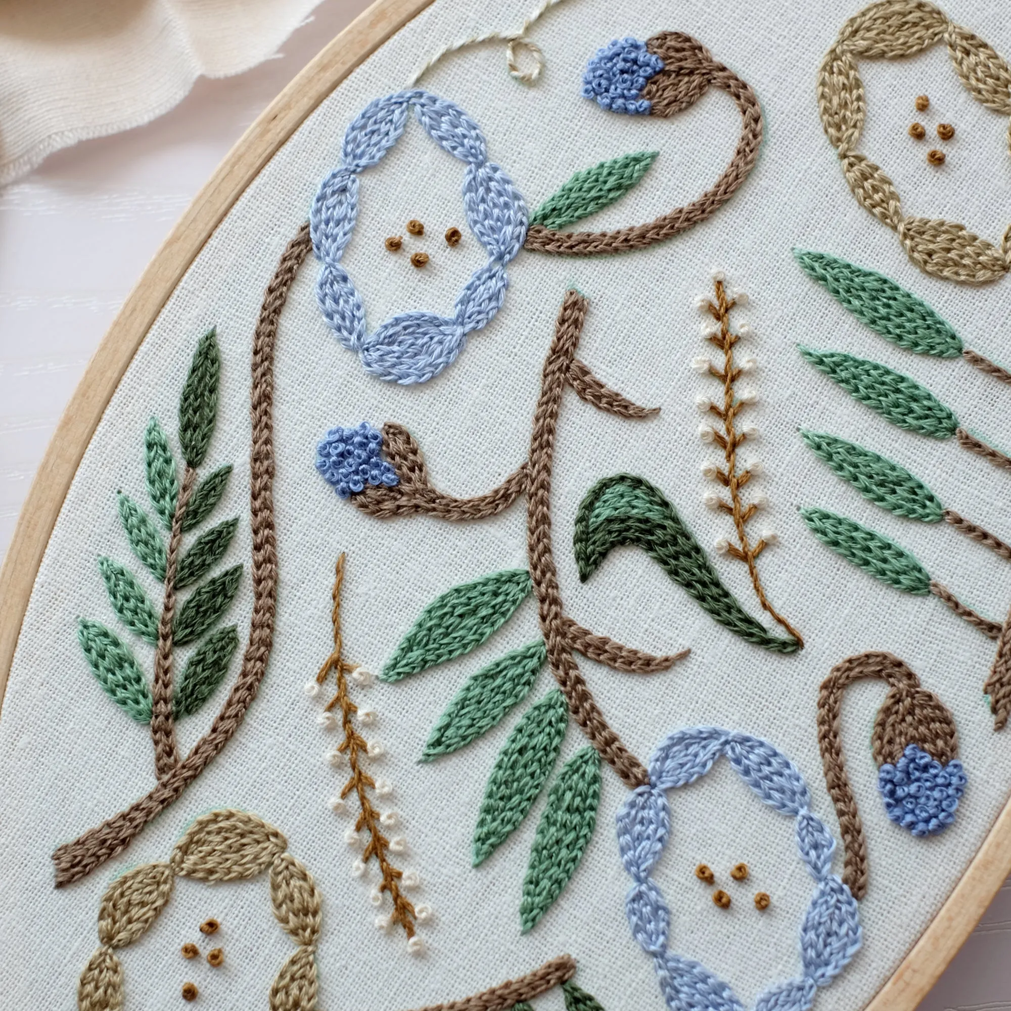 Oval Spring Garden - PDF Pattern