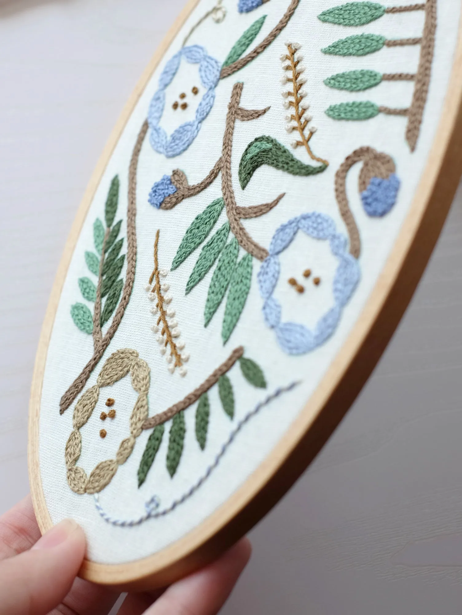 Oval Spring Garden - PDF Pattern