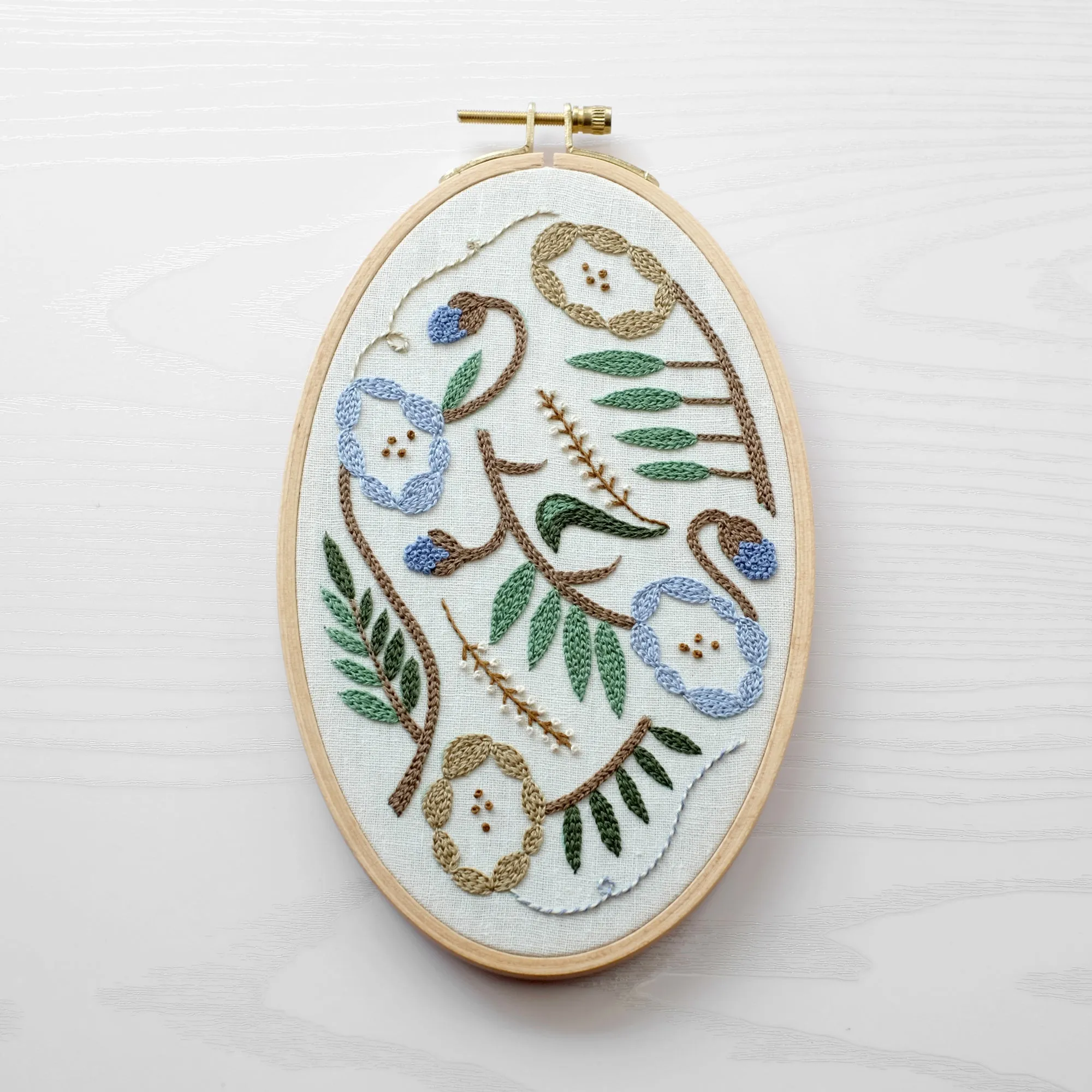 Oval Spring Garden - PDF Pattern