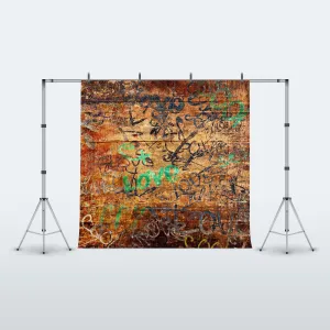 Paint on Wood Graffiti Photography Backdrop BD-221-GRA