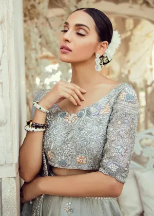 Pakistani Bridal Lehnga Choli Dress for Wedding #J5106