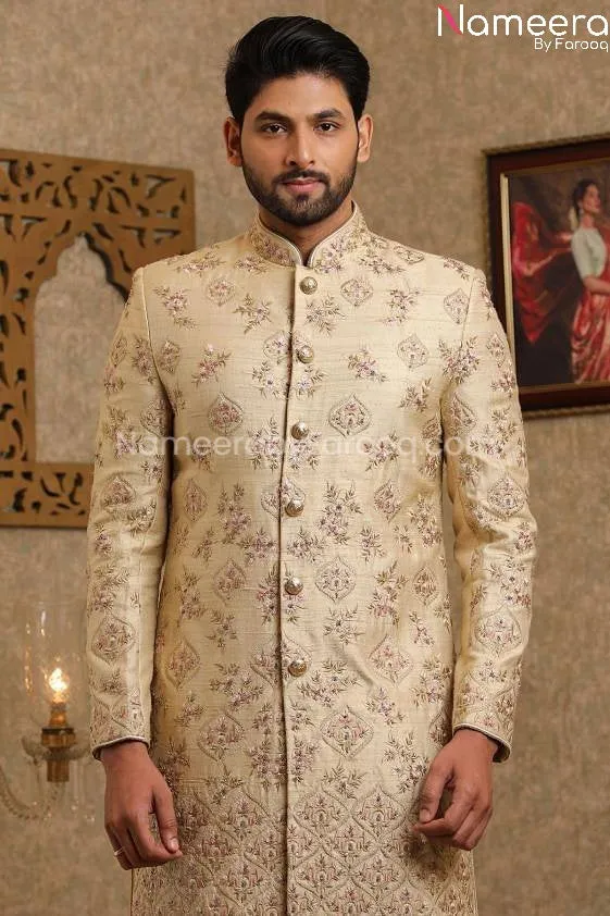 Pakistani Wedding Sherwani for Groom Online 2021 #GR101