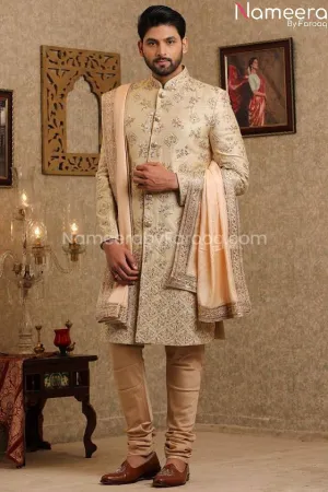 Pakistani Wedding Sherwani for Groom Online 2021 #GR101