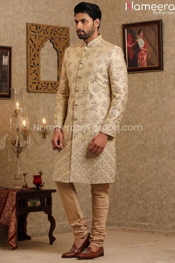 Pakistani Wedding Sherwani for Groom Online 2021 #GR101