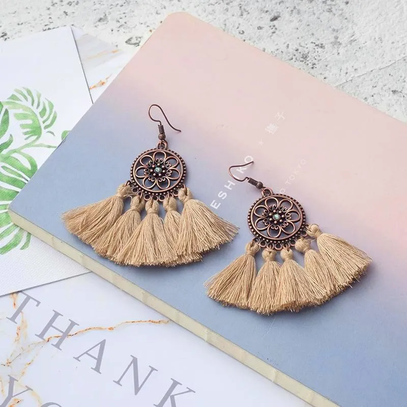 Panama Tassel Earrings
