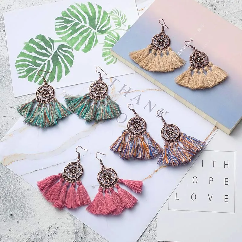 Panama Tassel Earrings