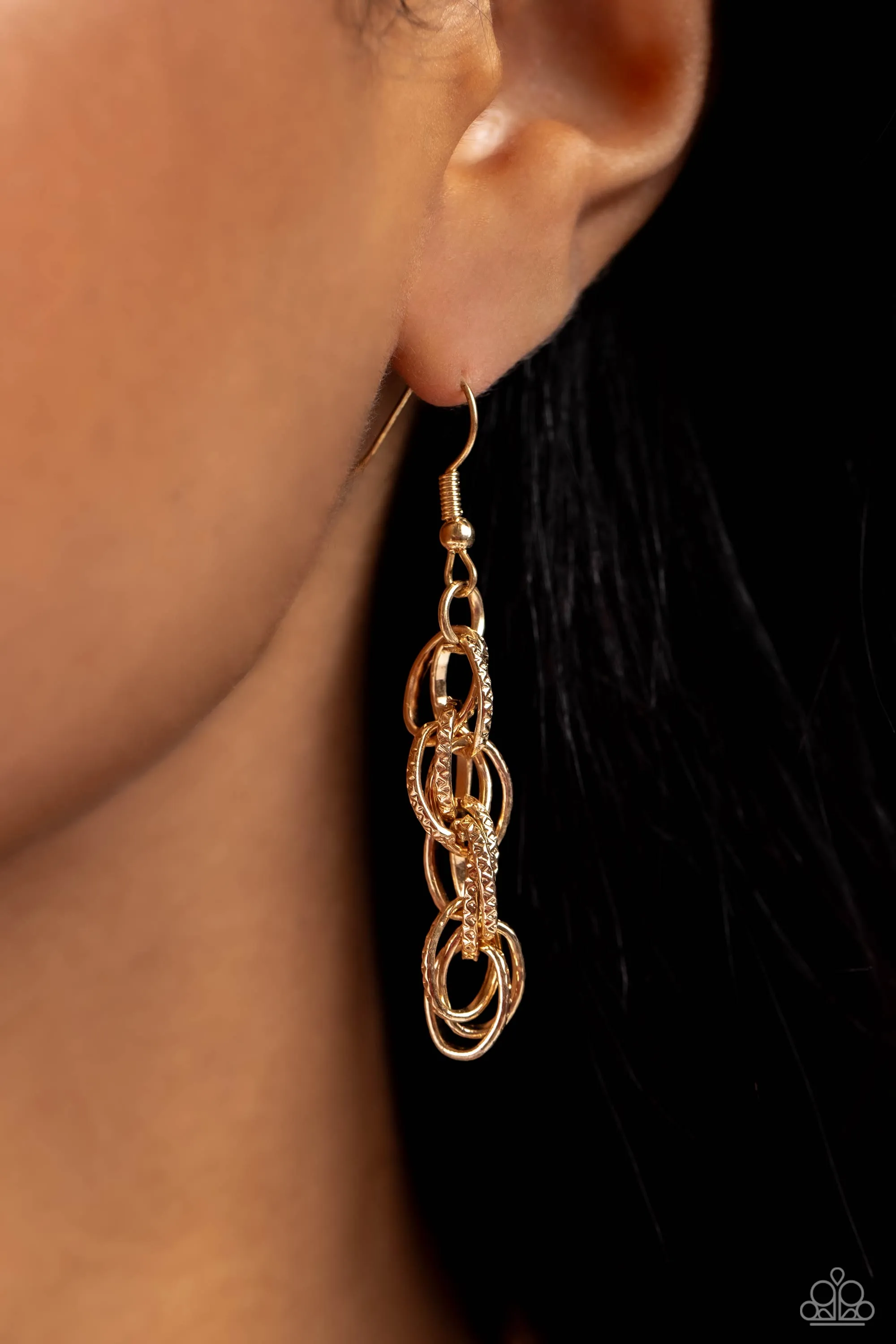 Paparazzi - Braided Ballad - Gold Necklace