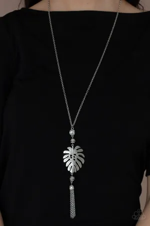 Paparazzi - Palm Promenade - Silver Necklace