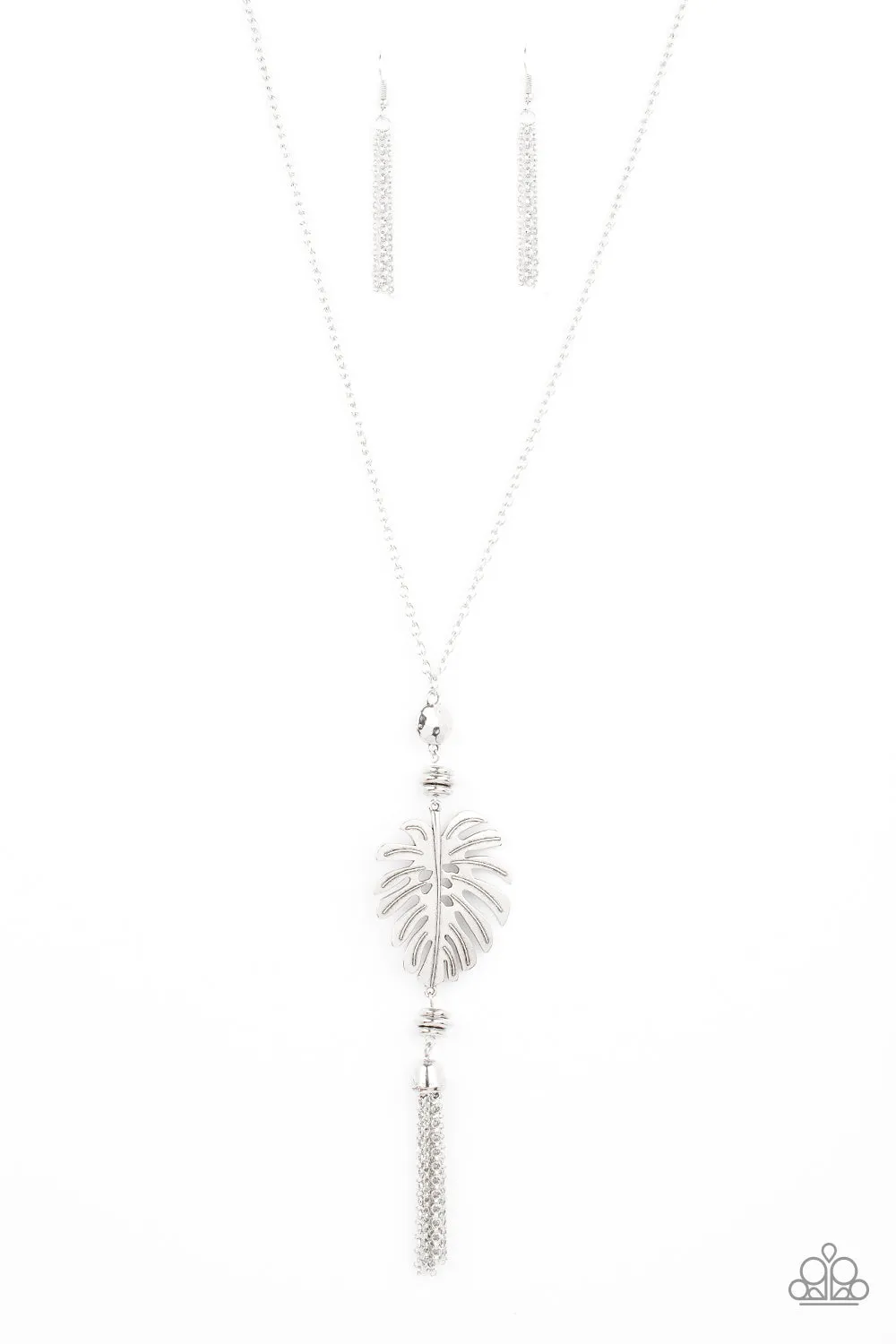 Paparazzi - Palm Promenade - Silver Necklace