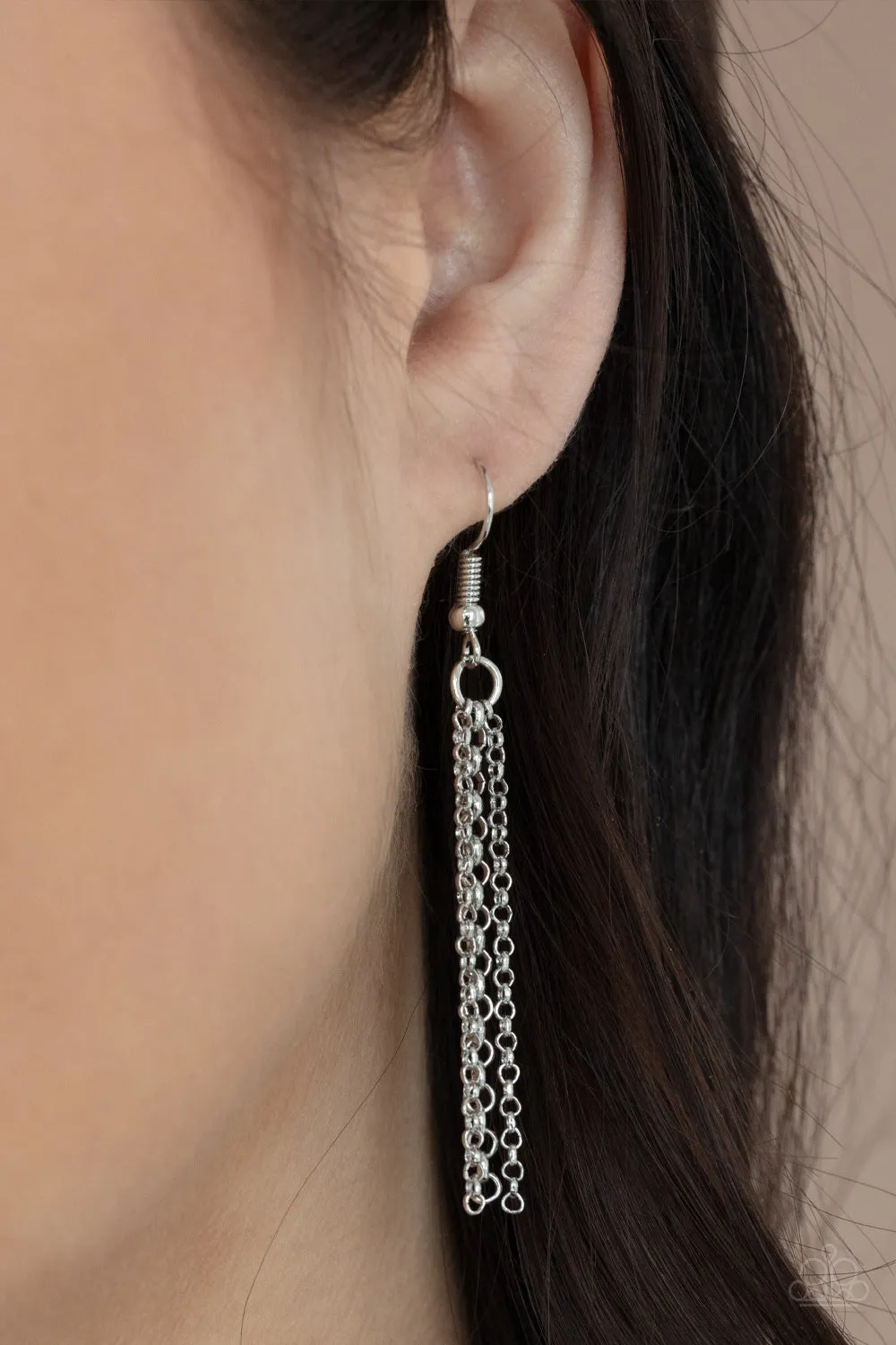 Paparazzi - Palm Promenade - Silver Necklace