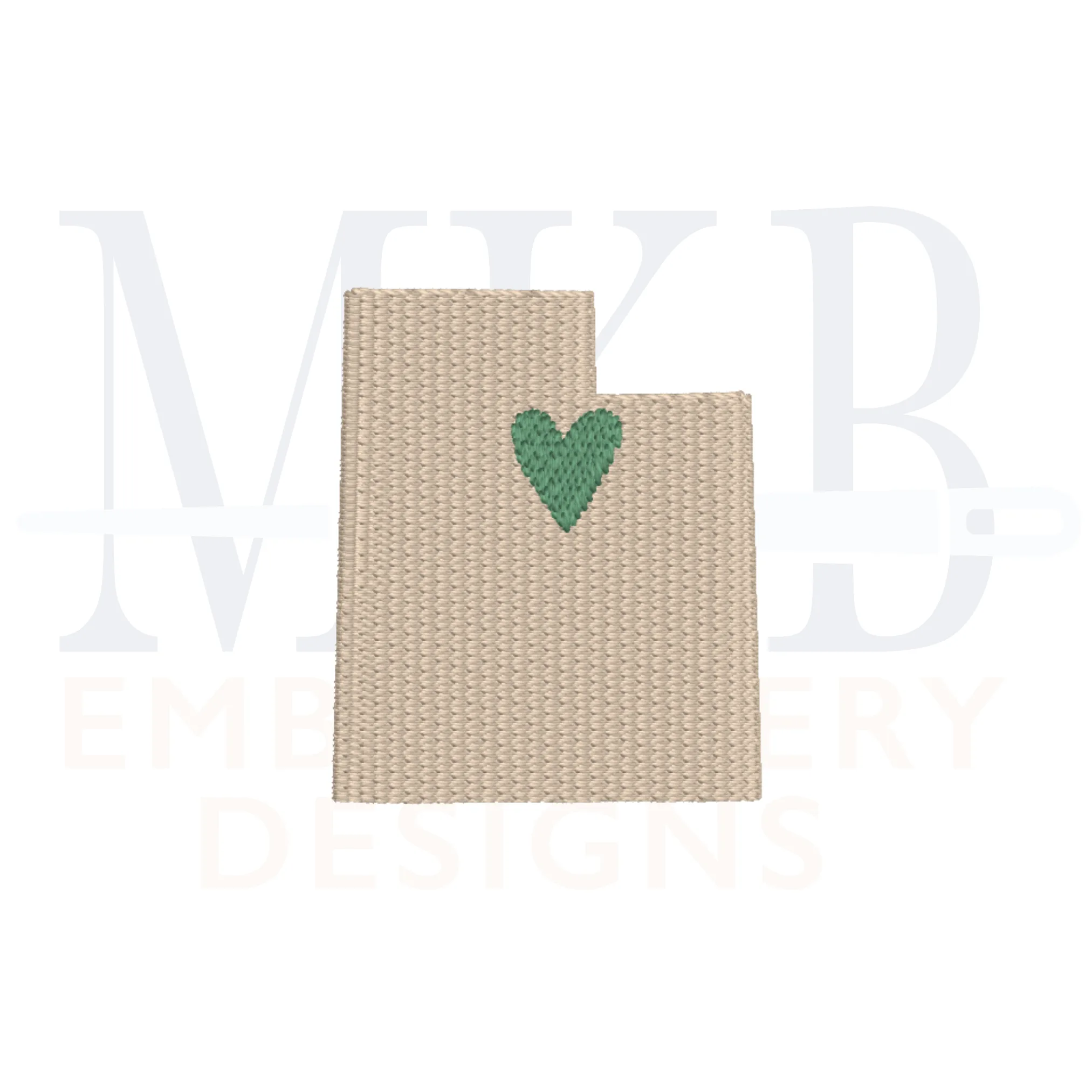 Park City Utah Mini Embroidery Design