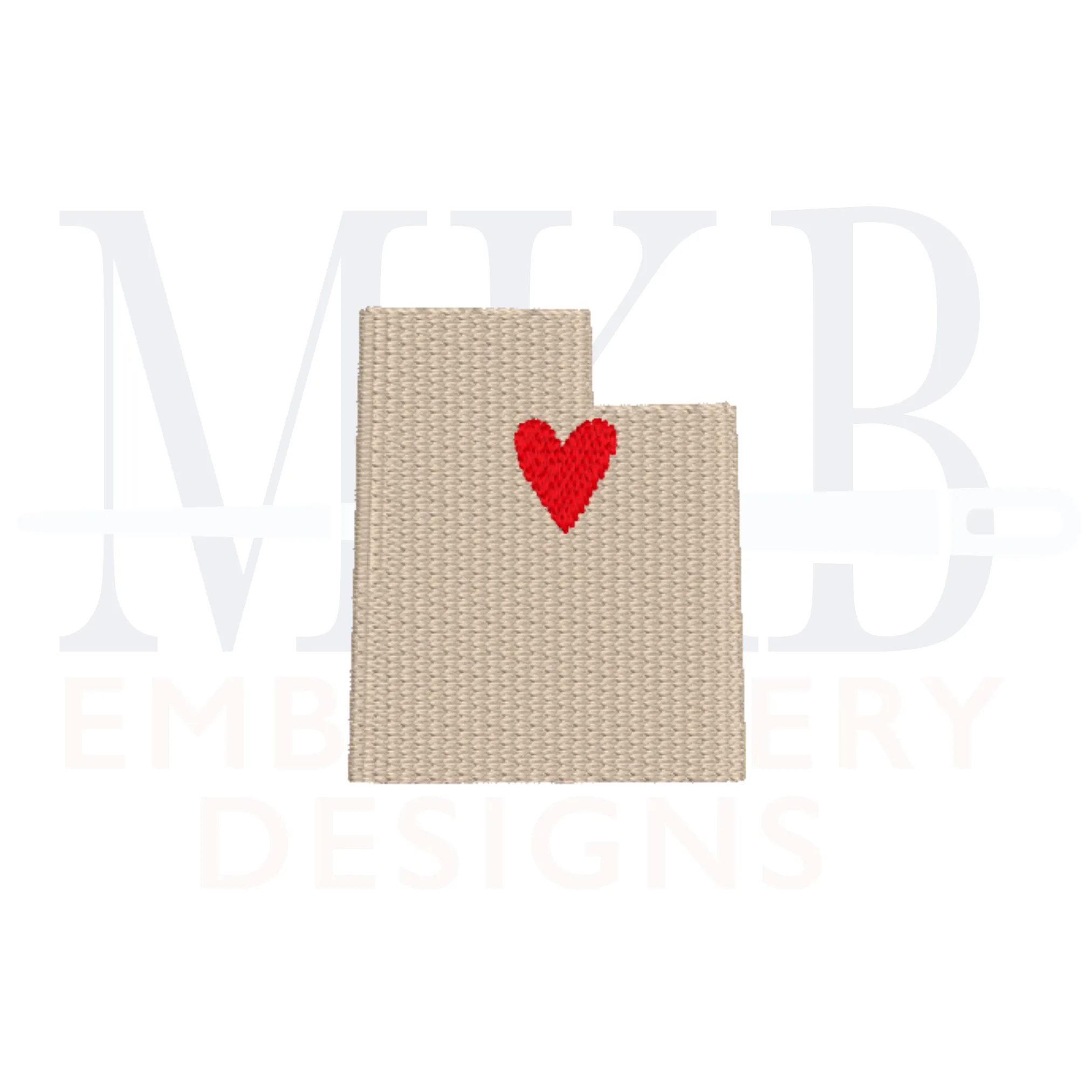 Park City Utah Mini Embroidery Design