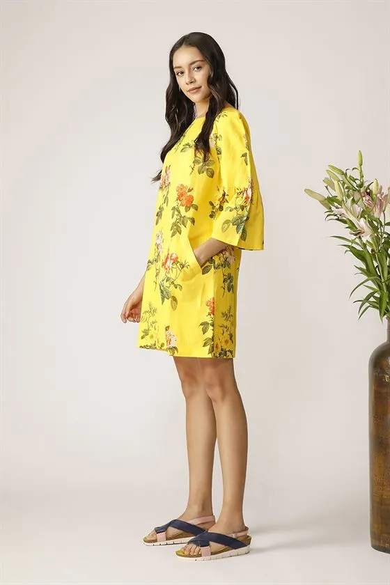 Payal Pratap   -   Netted Floral Dress Morning Glory