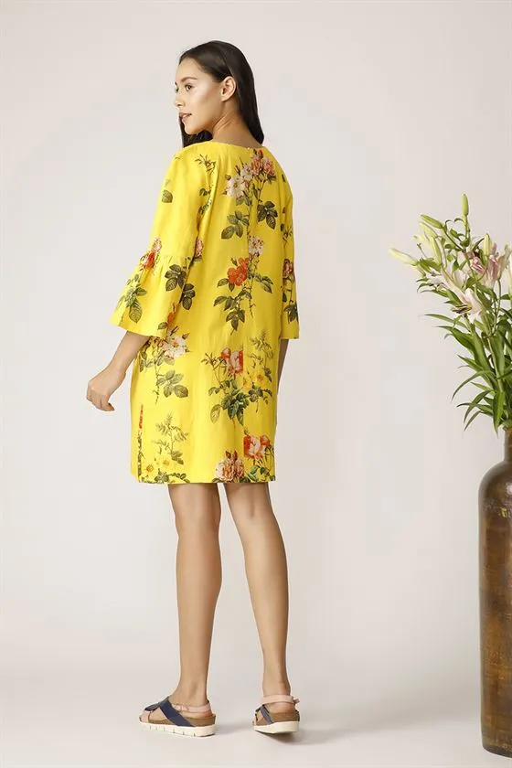 Payal Pratap   -   Netted Floral Dress Morning Glory