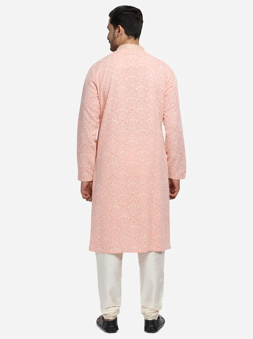 Peach Kurta Set | Azania