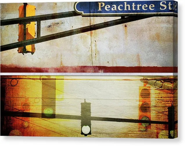 Peachtree Street - Canvas Print