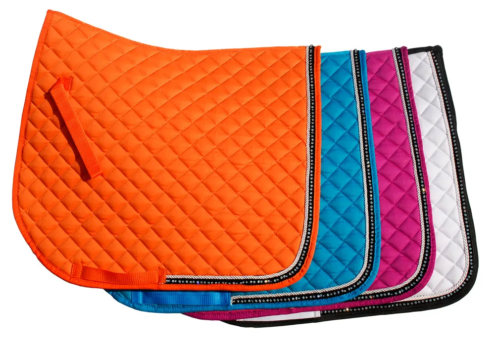 Personalised XC Cross Country Equestrian Saddlecloth Saddle Pad - Star Design