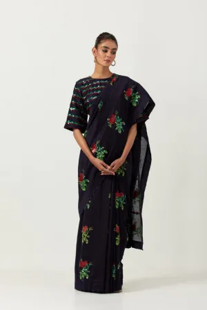 Phool pathi  saree dhaari sitara blouse
