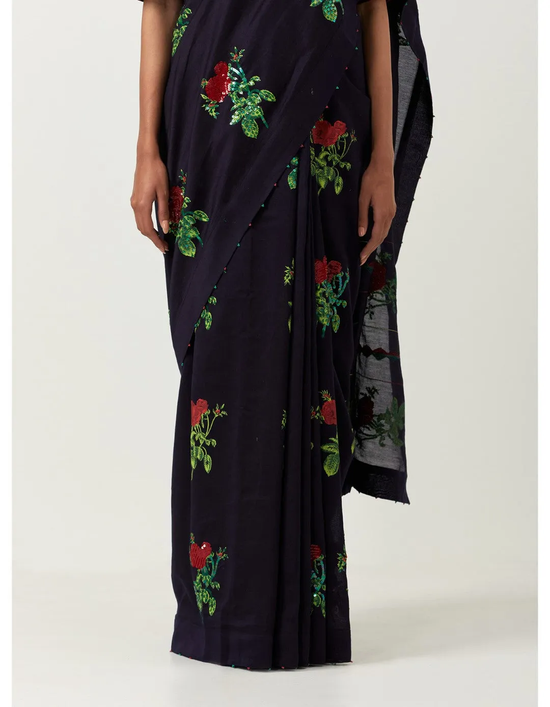 Phool pathi  saree dhaari sitara blouse