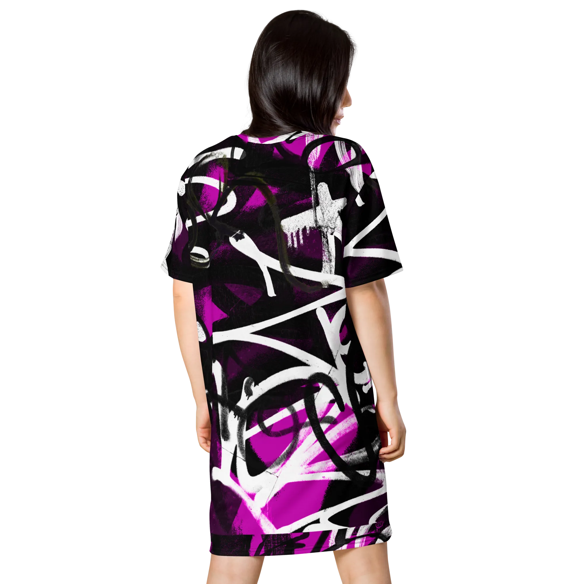 Pink Riot T-Shirt Dress
