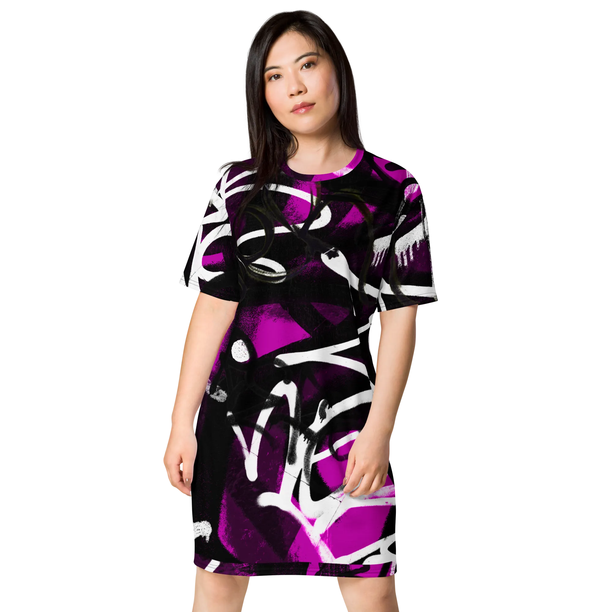 Pink Riot T-Shirt Dress