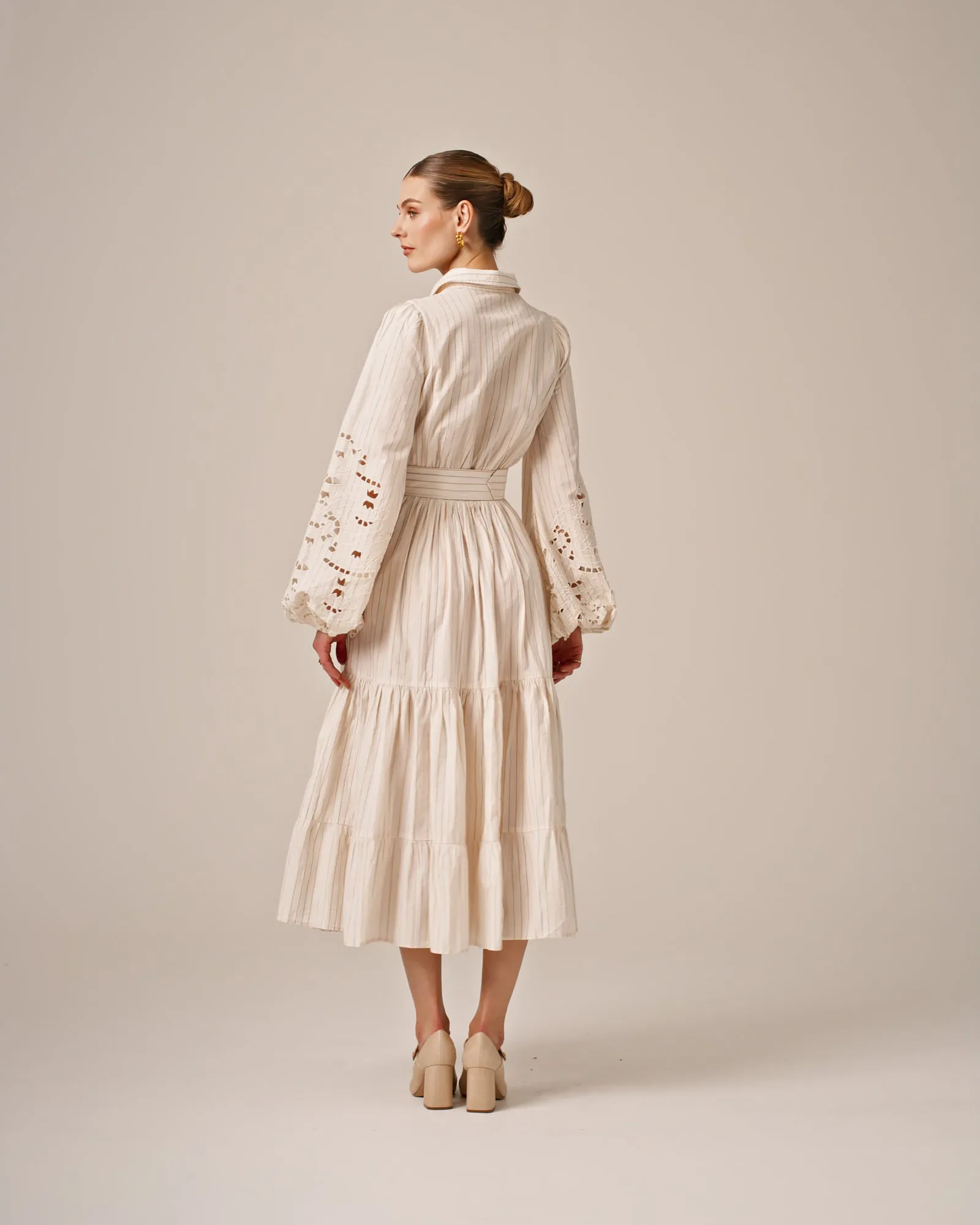 Poplin Midi Dress