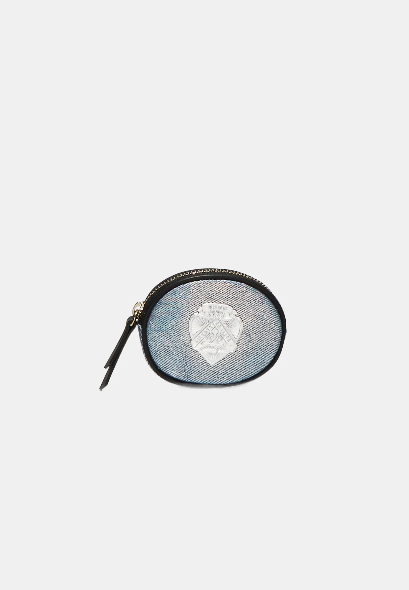 Porte Monnaie Rond-Sororite Silver Denim