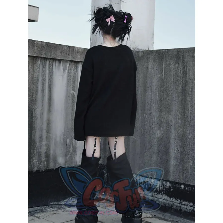 Printed Pullover Oversize Thickened Hoodie Sweater