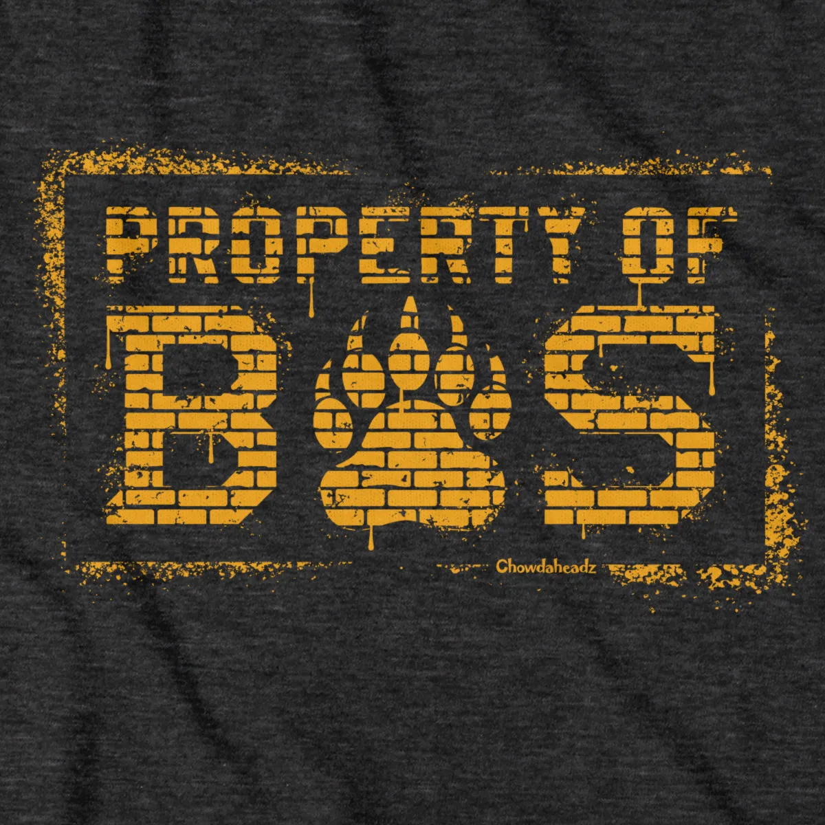 Property of BOS Bear Paw Graffiti T-Shirt