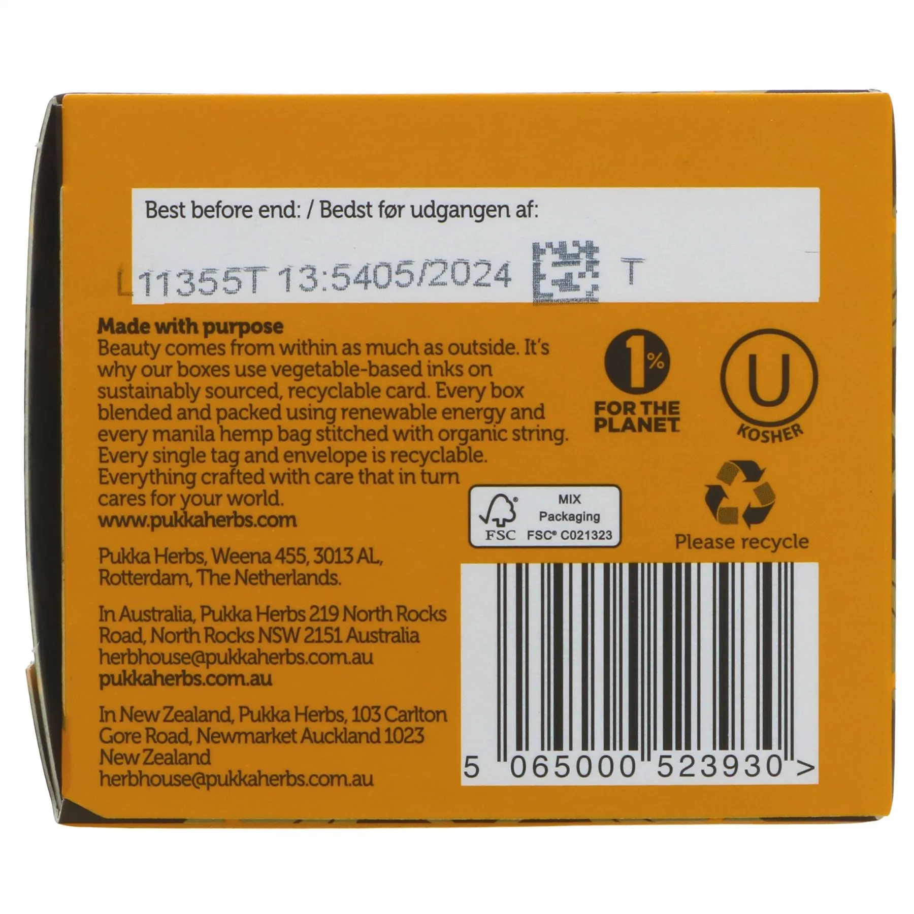 Pukka | Liquorice & Cinnamon - cardamom, chicory, cinnamon | 20 bags