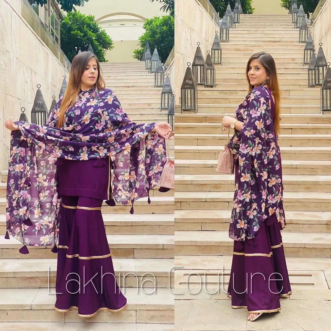 Purple Garara Suit