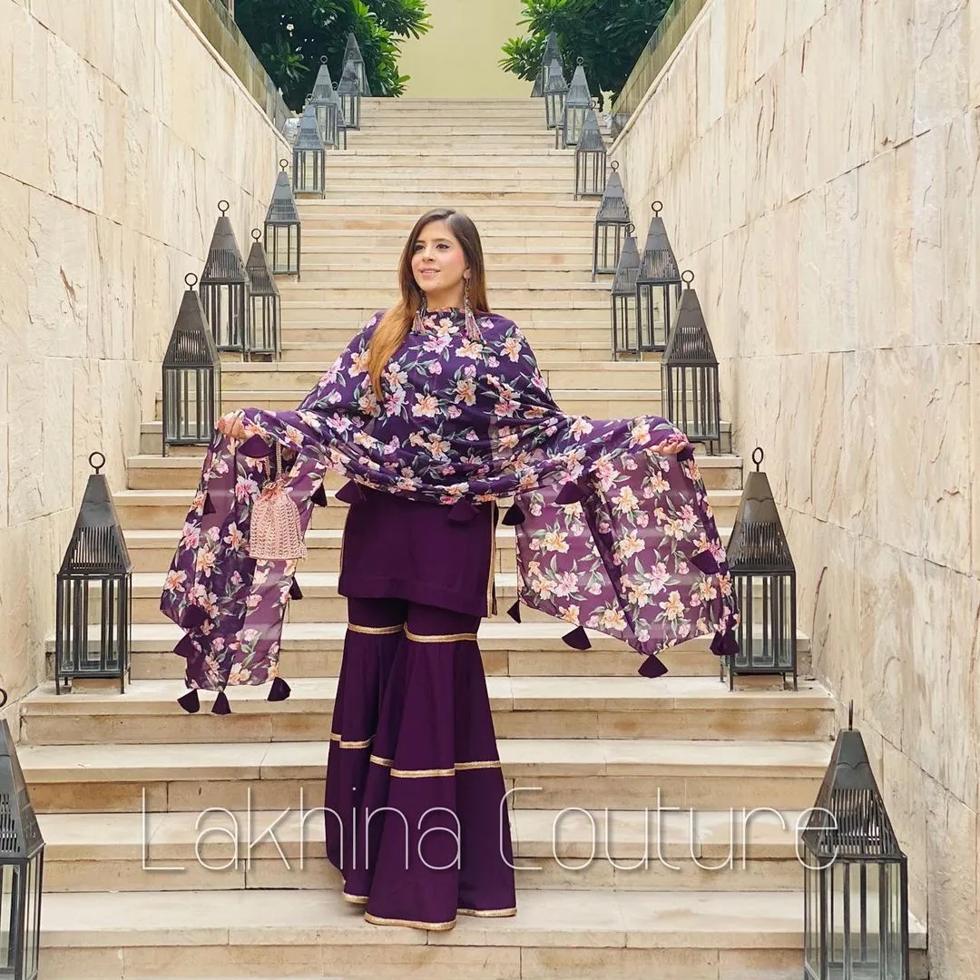 Purple Garara Suit