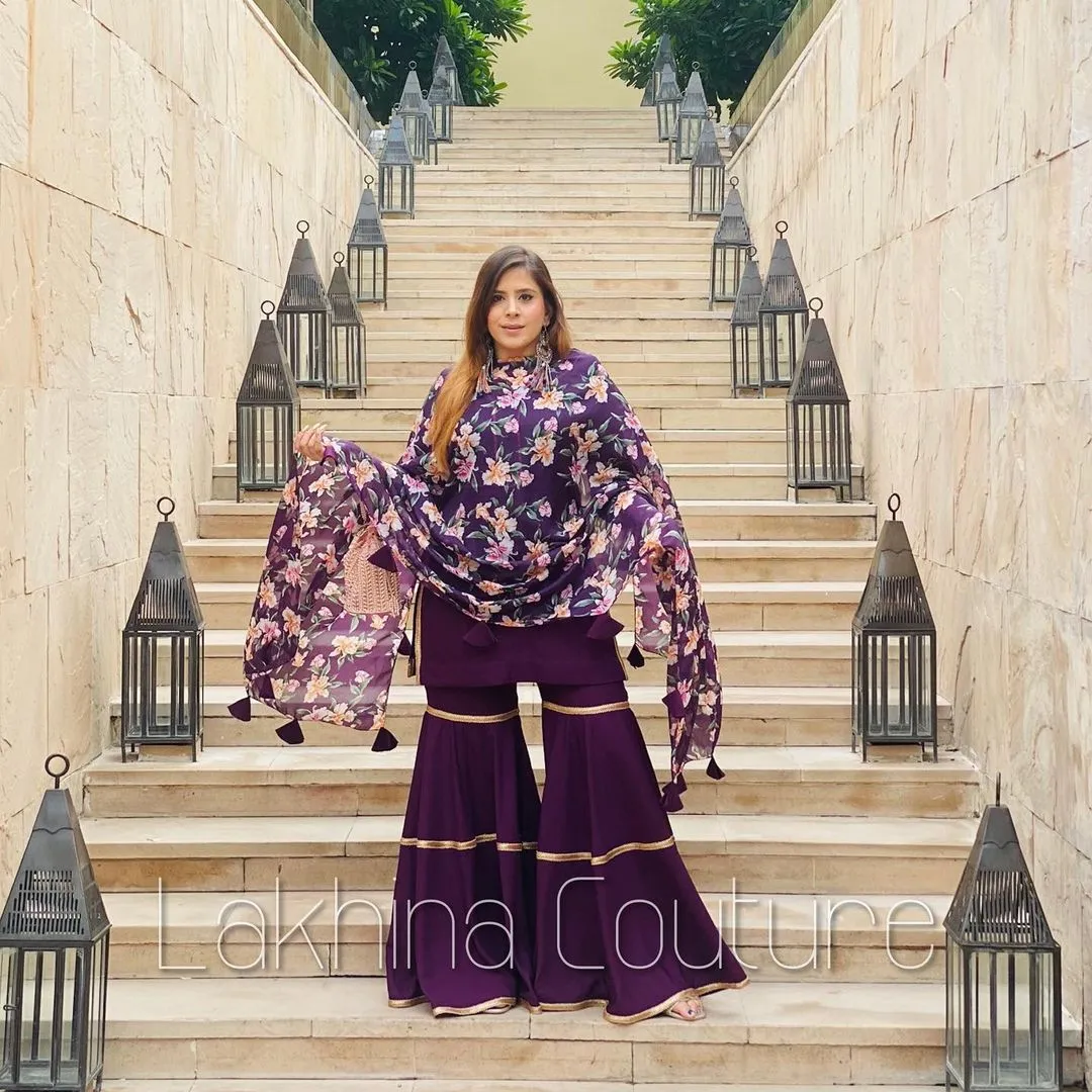 Purple Garara Suit