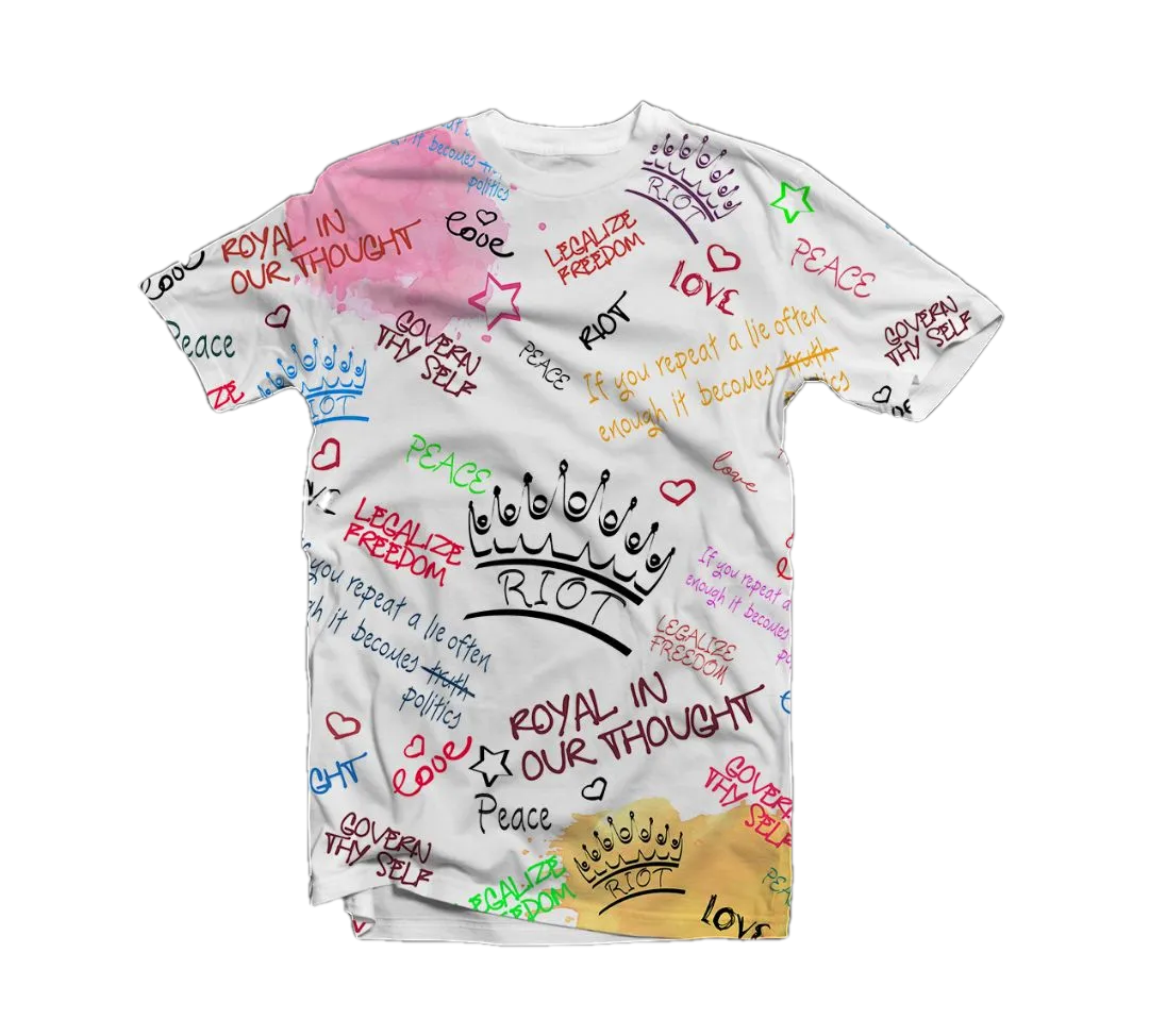 "RIOT" Graffiti Women's T-Shirt