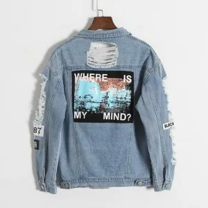 "Where is my mind"  BTS Denim Jacket