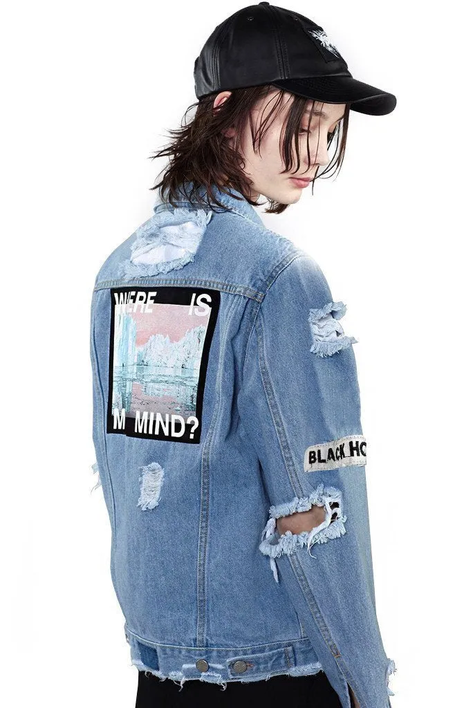 "Where is my mind"  BTS Denim Jacket