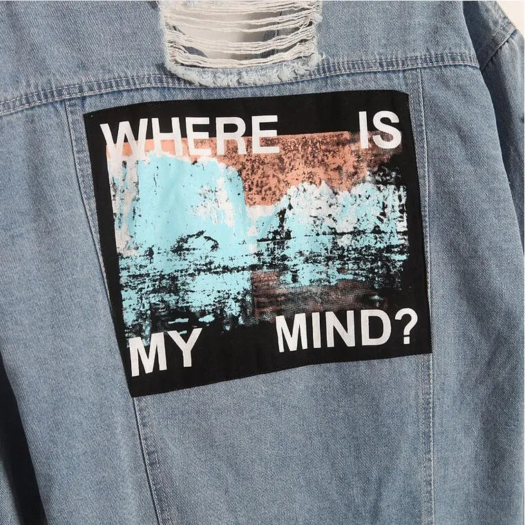 "Where is my mind"  BTS Denim Jacket