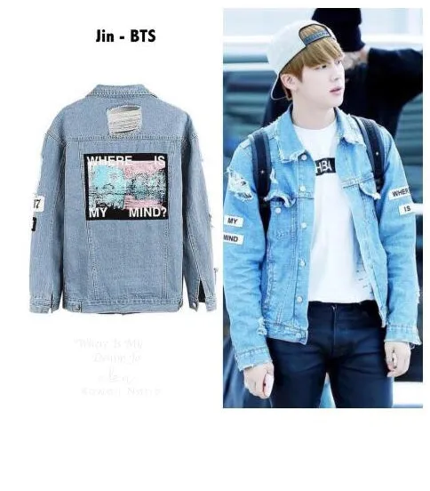 "Where is my mind"  BTS Denim Jacket