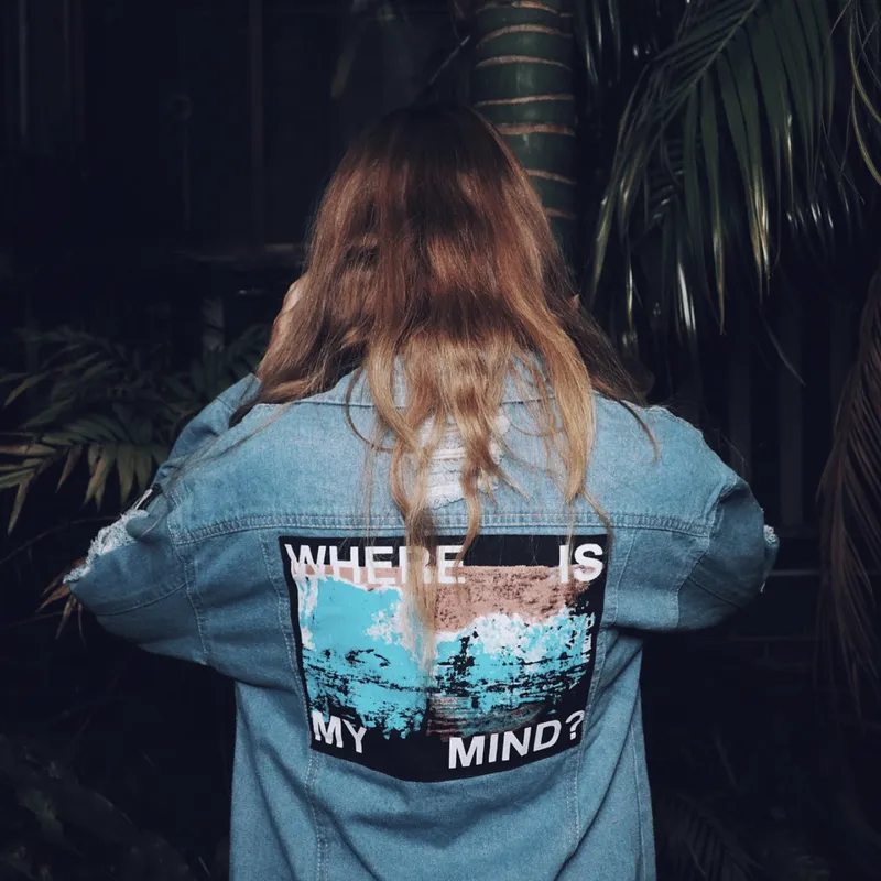 "Where is my mind"  BTS Denim Jacket