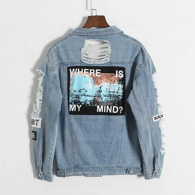 "Where is my mind"  BTS Denim Jacket