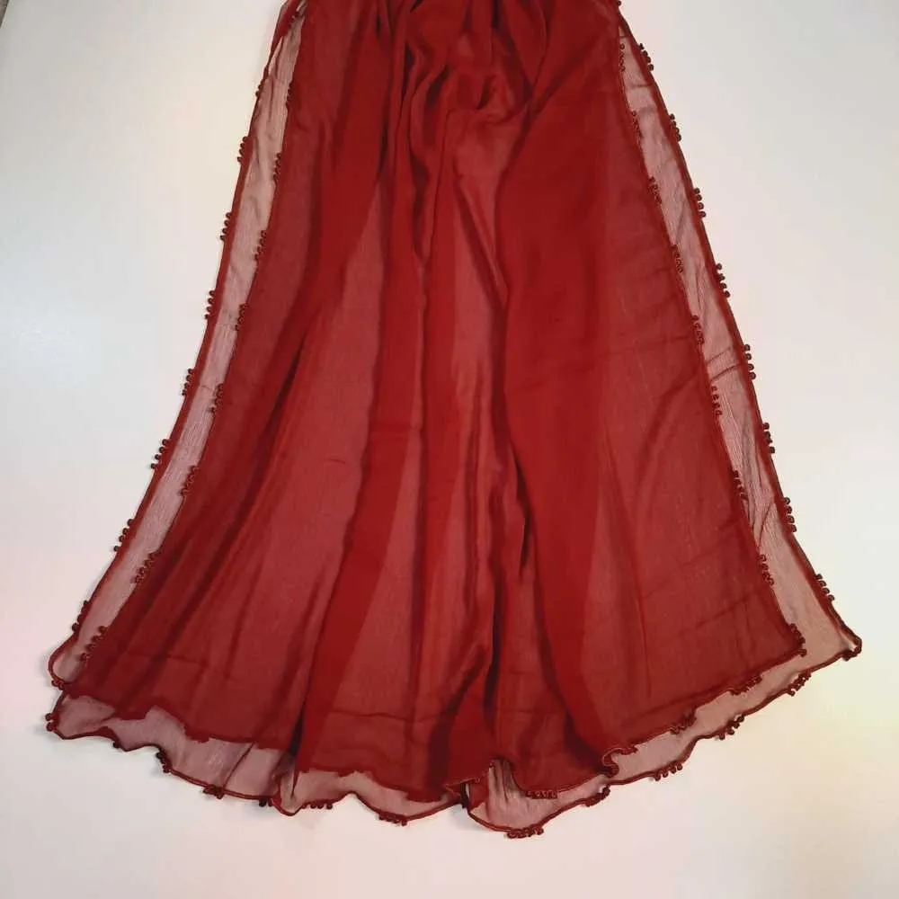 Qureshia Work Chiffon Dupatta  - ZD05