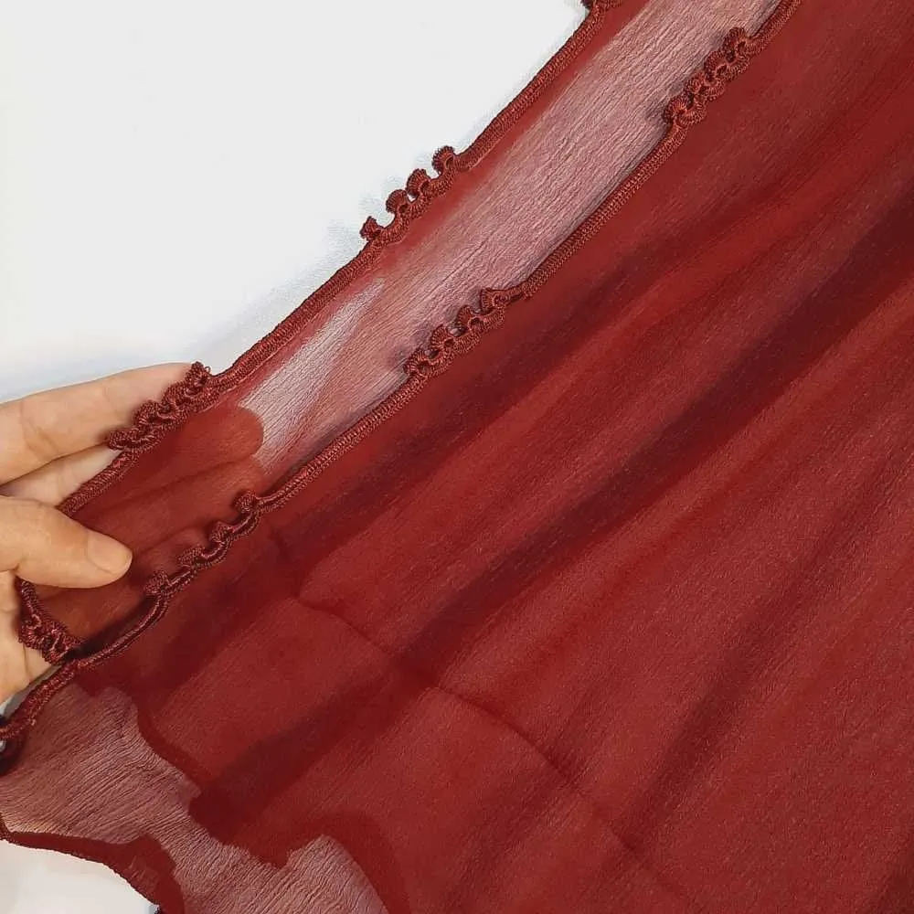 Qureshia Work Chiffon Dupatta  - ZD05