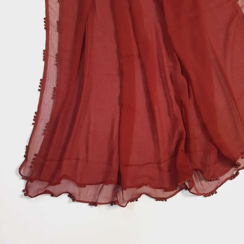 Qureshia Work Chiffon Dupatta  - ZD05