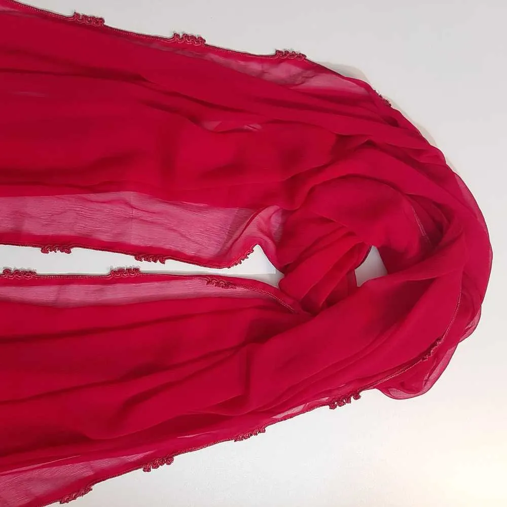 Qureshia Work Chiffon Dupatta  - ZD05