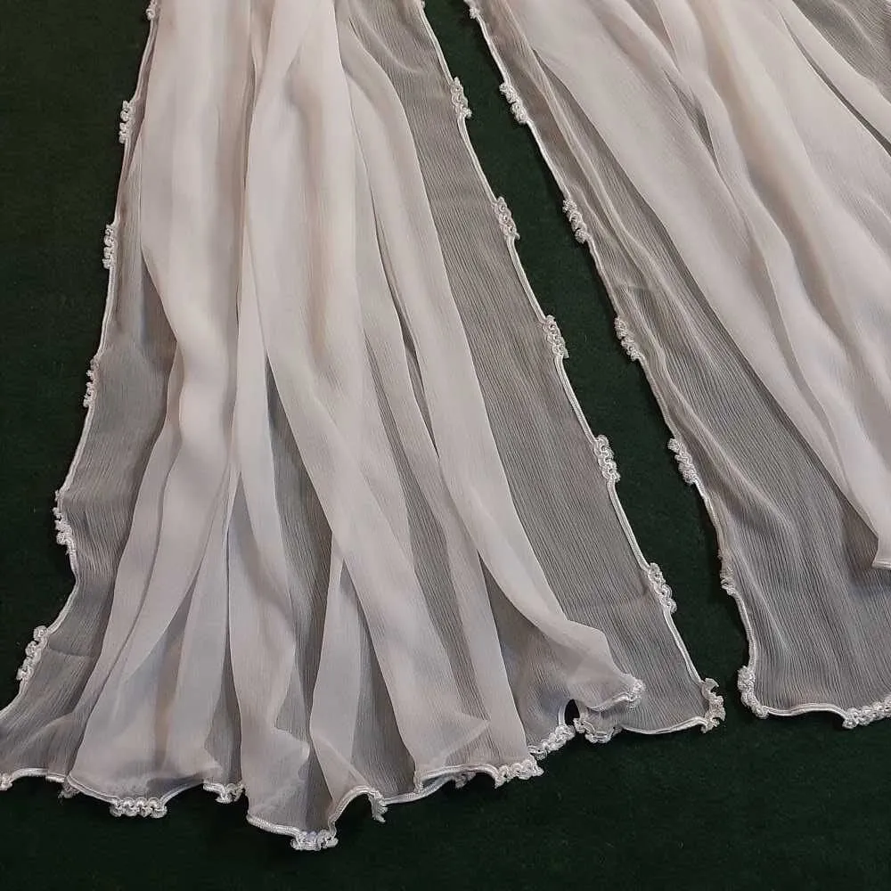 Qureshia Work Chiffon Dupatta  - ZD05