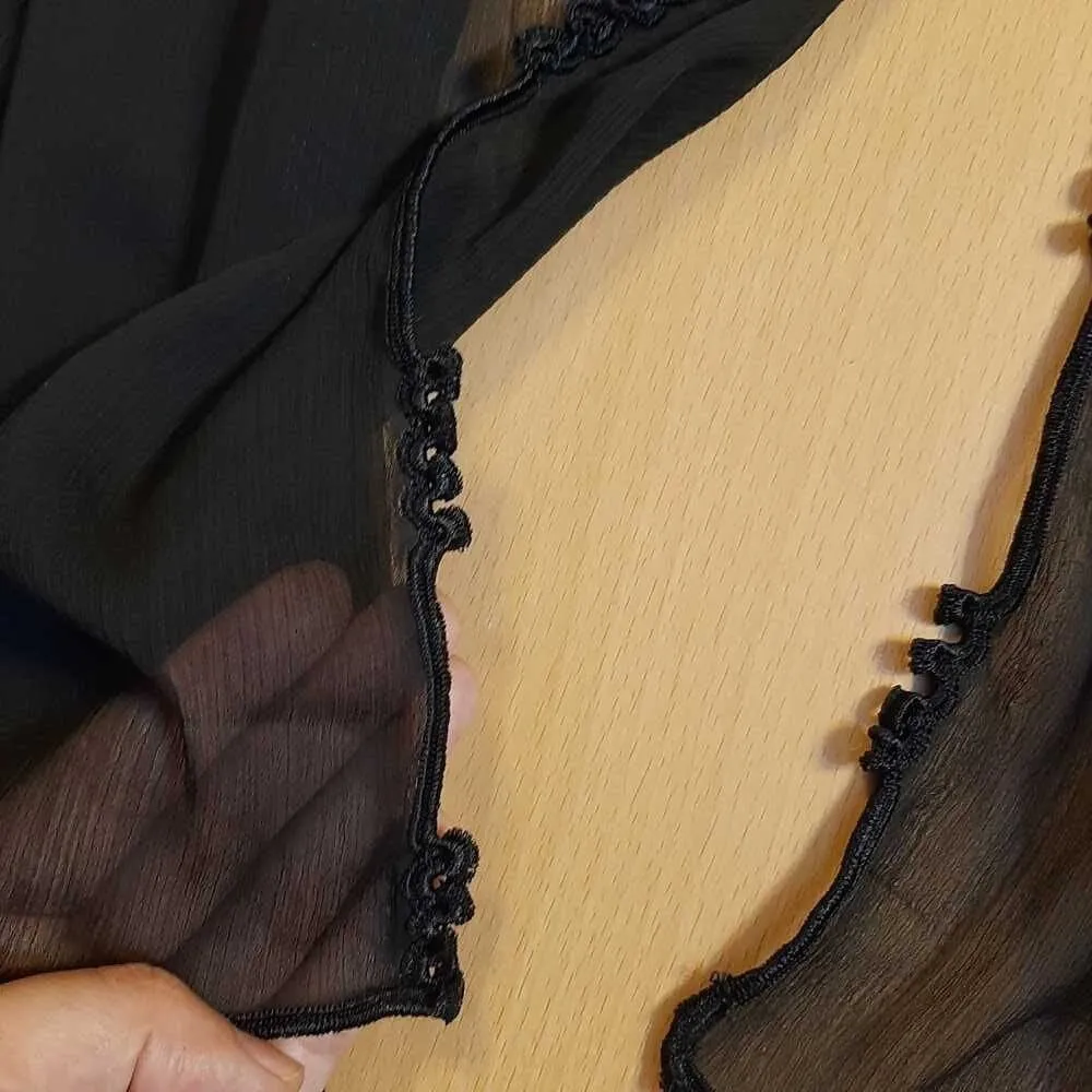 Qureshia Work Chiffon Dupatta  - ZD05