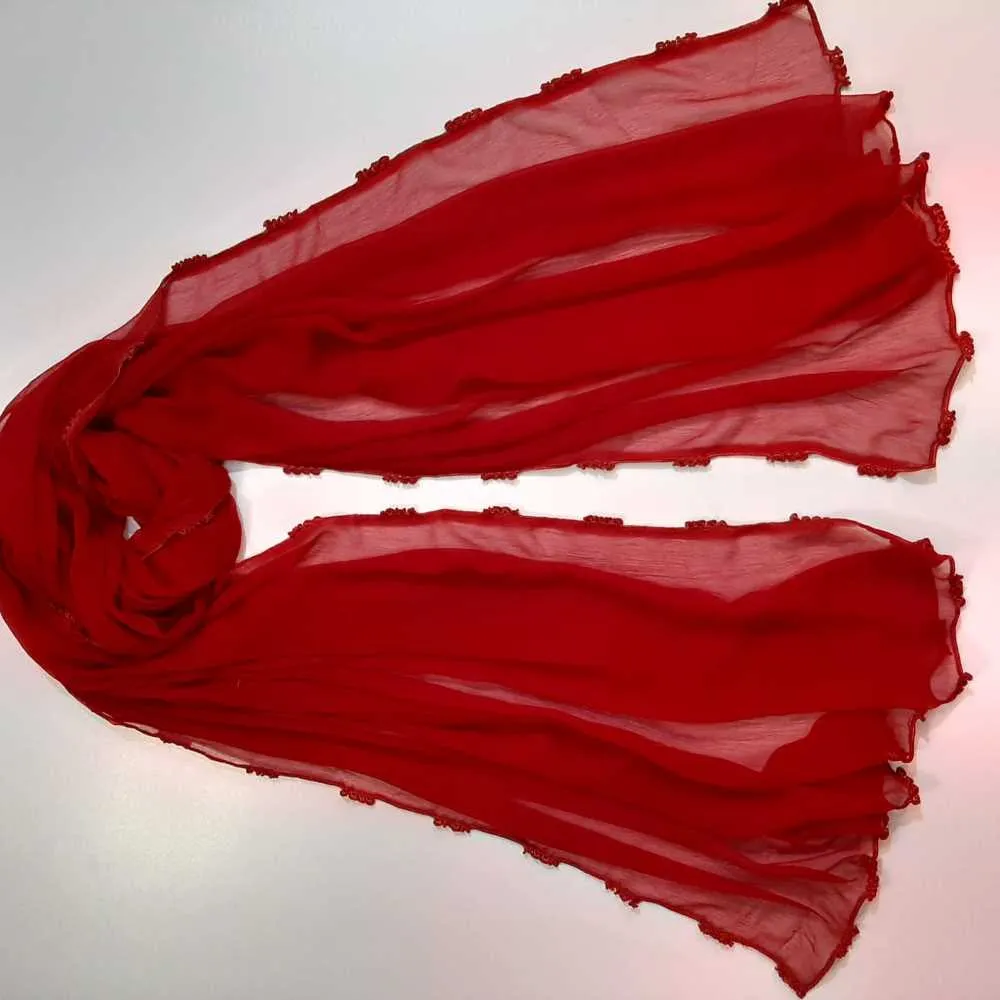 Qureshia Work Chiffon Dupatta  - ZD05